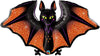 Halloween Glitzy Glam Bat Balloon with Helium and Weight
