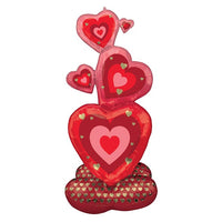 55 inch Stacking Hearts Airloonz Balloons