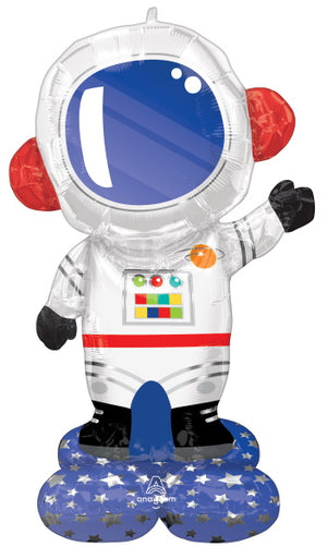 57 inch Outer Space Astronaut Airloonz Balloon AIR FILLED ONLY