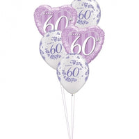 60th Anniversary Balloons Bouquet of 7