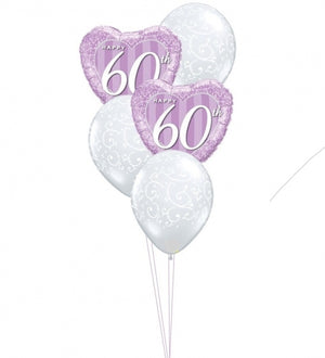 60th Anniversary Balloon Bouquet
