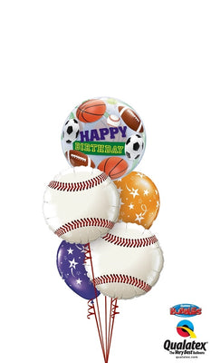 All Sports Baseball Birthday Balloons Bouquet