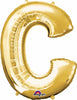 16 inch Gold Letter Balloon C AIR FILLED ONLY