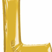 16 inch Gold Letter Balloon L AIR FILLED ONLY