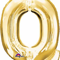 16 inch Gold Letter Balloon Q AIR FILLED ONLY