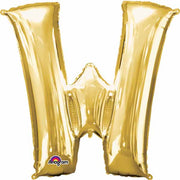 16 inch Gold Letter Balloon W AIR FILLED ONLY