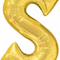 16 inch Gold Dollar Sign Symbol Balloon AIR FILLED ONLY