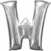 16 inch Silver Letter Balloon W AIR FILLED ONLY