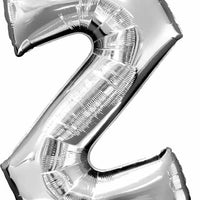 16 inch Silver Letter Balloon Z AIR FILLED ONLY