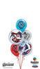 Avengers Bubble Balloon Bouquet with Helium and Weight