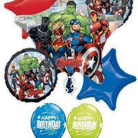 Marvel Avengers Unite Birthday Balloon Bouquet with Helium and Weight