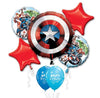 Avengers Captain America Shield Birthday Balloons Bouquet