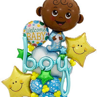 Baby Boy Garland Balloon Stand Up