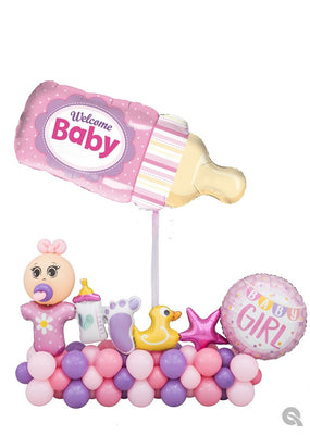 Baby Girl Garland Marquee Balloons