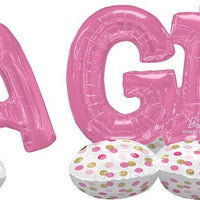 Baby Its A Girl Airloonz Bunch Balloons AIR FILLED ONLY