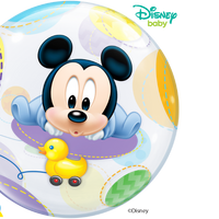 22 inch Baby Mickey Mouse Bubble Balloons with Helium