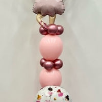 Ballerina Birthay Balloon Stand Up with Helium and Weight