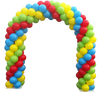 20 Foot Spiral Balloon Arch