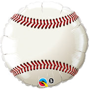 Jumbo Baseball  Foil Balloon with Helium and Weight