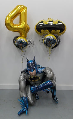 Batman Airwalker Birthday Pick An Age Gold Number Bouquet