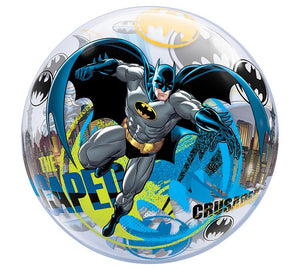 22 inch Batman Bubble Balloons with Helium