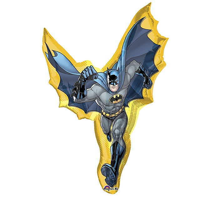 Batman Action Shape Foil Balloon with Helium and Weight