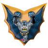 Batman Cape Shape Foil Balloon with Helium and Weight