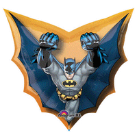 Batman Cape Shape Foil Balloon with Helium and Weight