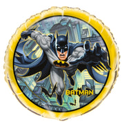 18 inch Batman Yellow Foil Balloon with Helium