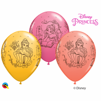 11 inch Disney Princess Belle Balloons with Helium and  Hi Float