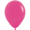 11 inch Deluxe Fuchsia Balloons with Helium and Hi Float