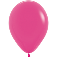 11 inch Sempertex Deluxe Fuchsia Latex Balloons with Helium Hi Float