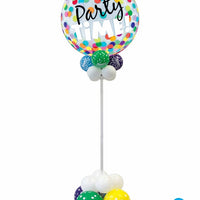 Centerpiece Party Time Bubble Balloon Centerpiece