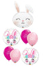Birthday Flopped Ear Bunny Balloons Bouquet