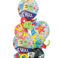 Humour Birthday Over the Hill Bubbles Bouquet