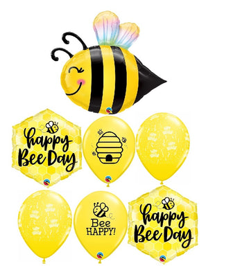 Birthday Happy Bee Day Balloon Bouquet