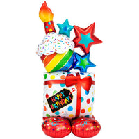 55 inch Birthday Icon AirLoonz Balloon AIR FILLED ONLY