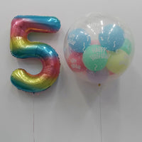 Birthday Pick An Age Pastel Number Gumball Balloons