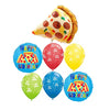 Birthday Pizza Balloon Bouquet