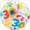 30 Birthday Milestone Age Brilliant Stars Bubbles Balloon