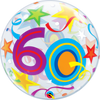 60th Birthday Bubble Balloons