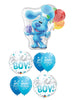 Blues Clues Birthday Boy Balloon Bouquet with Helium and Weight