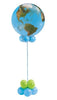Outer Space Earth Bubble Balloon Centerpiece