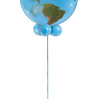 Outer Space Earth Bubble Balloon Centerpiece