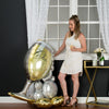 41 inch Champagne Wine Glass AirLoonz Balloon AIR FILLED ONLY