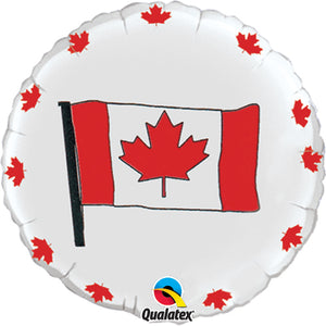 18 inch Canada Day Flag Foil Balloons