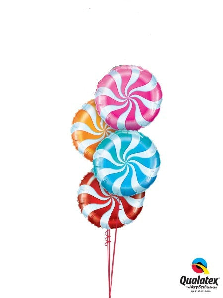 Candy Swirls Balloons Bouquet
