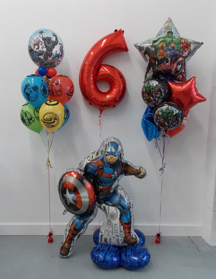 Captain America Avengers Age Balloons Package