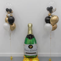 Champagne Wine Airloonz and Gumball Balloon Bouquets