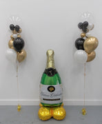 Champagne Wine Airloonz and Gumball Balloon Bouquets